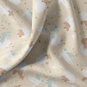 Printed Cotton MISTOU Wheat / Brown Sugar
